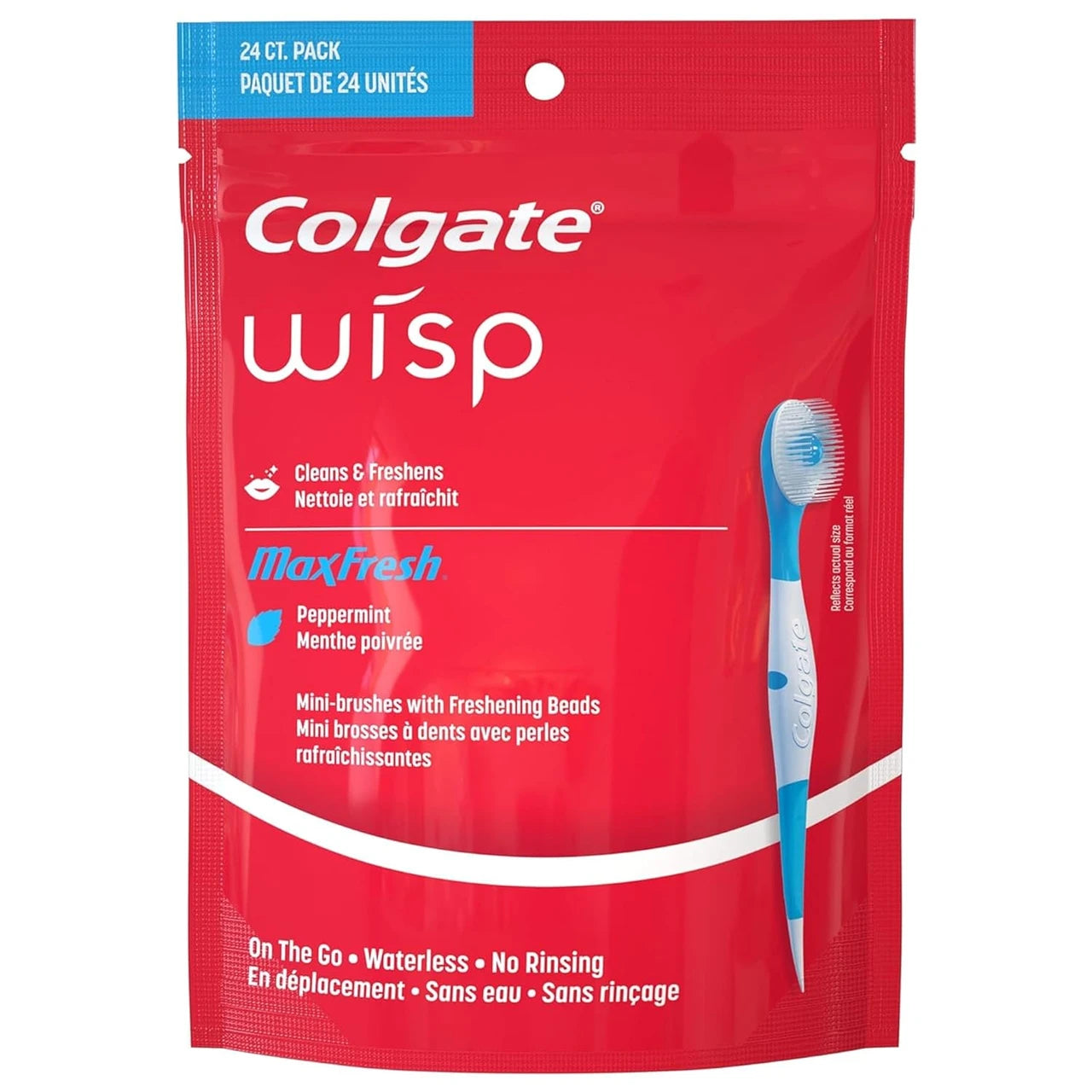 Colgate Wisp Pack of 24 Disposable Toothbrushes
