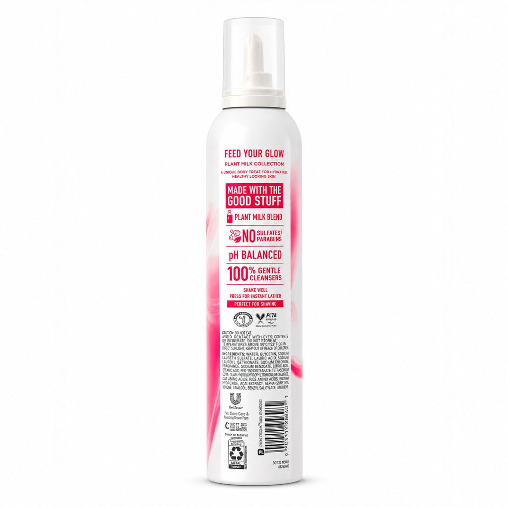 Dove Oat Milk & Berry Brûlée Whipped Shower Cream