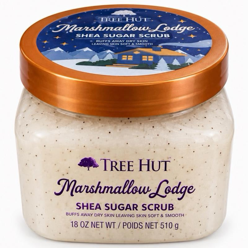 Tree Hut Marshmallow Lodge Shea Sugar Scrub 18 oz 510g
