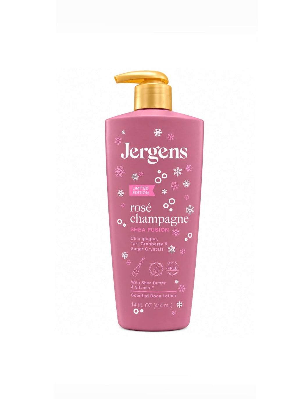 Jergens Shea Fusion Limited Edition Rosé Champagne Scented Body Lotion