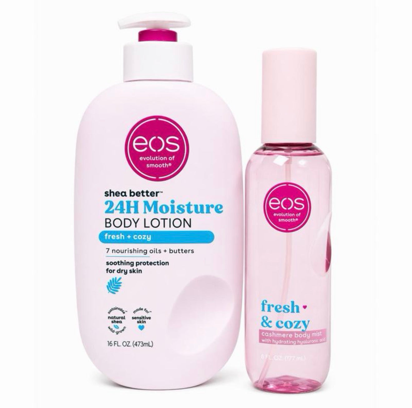 EOS Body Care Set - Lotion & Mist - Fresh & Cozy