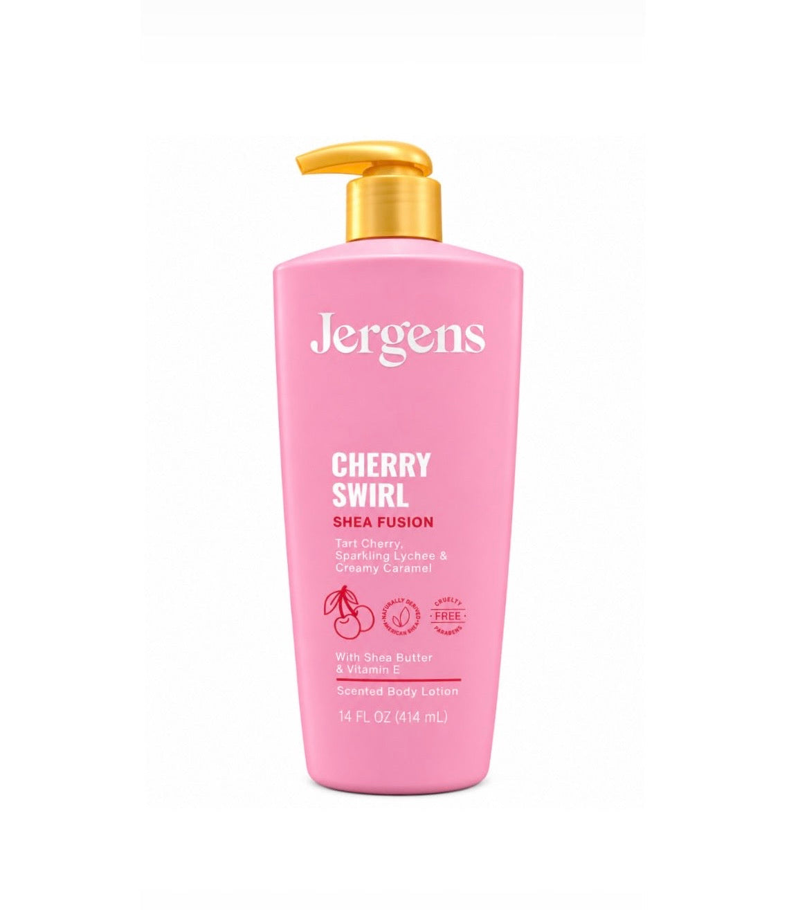 Jergens Shea Fusion Cherry Swirl Scented Body Lotion