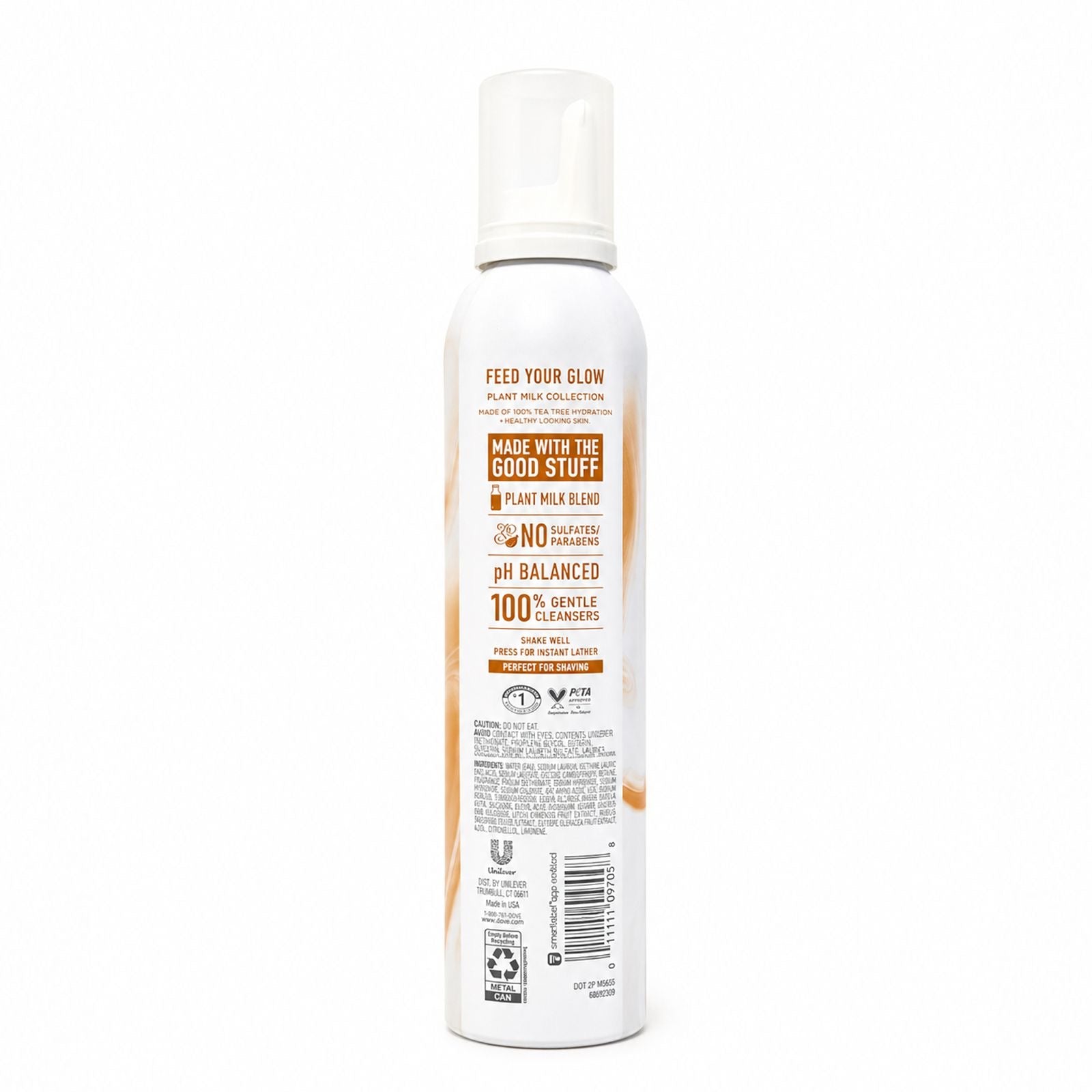 Dove Coconut Milk & Sugar Lychee Whipped Shower Foam
