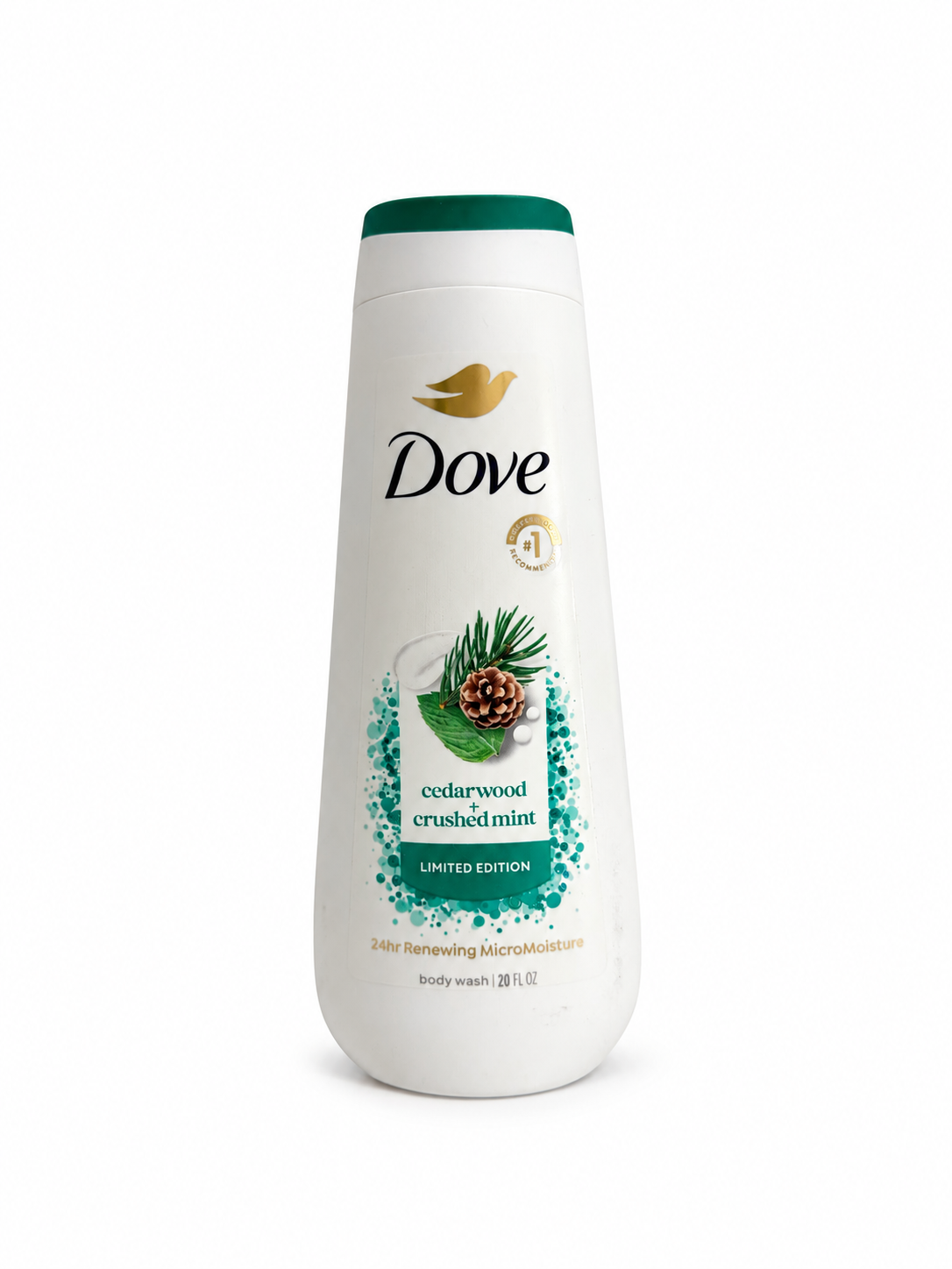 Dove Body Wash, 24H Renewing MicroMoisture Limited Edition - Cedarwood & Crushed Mint 20fl oz