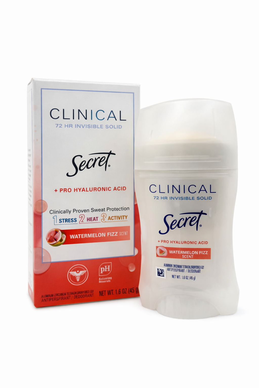 Secret Clinical 72HR Invisible Solid Deodorant - Watermelon Fizz
