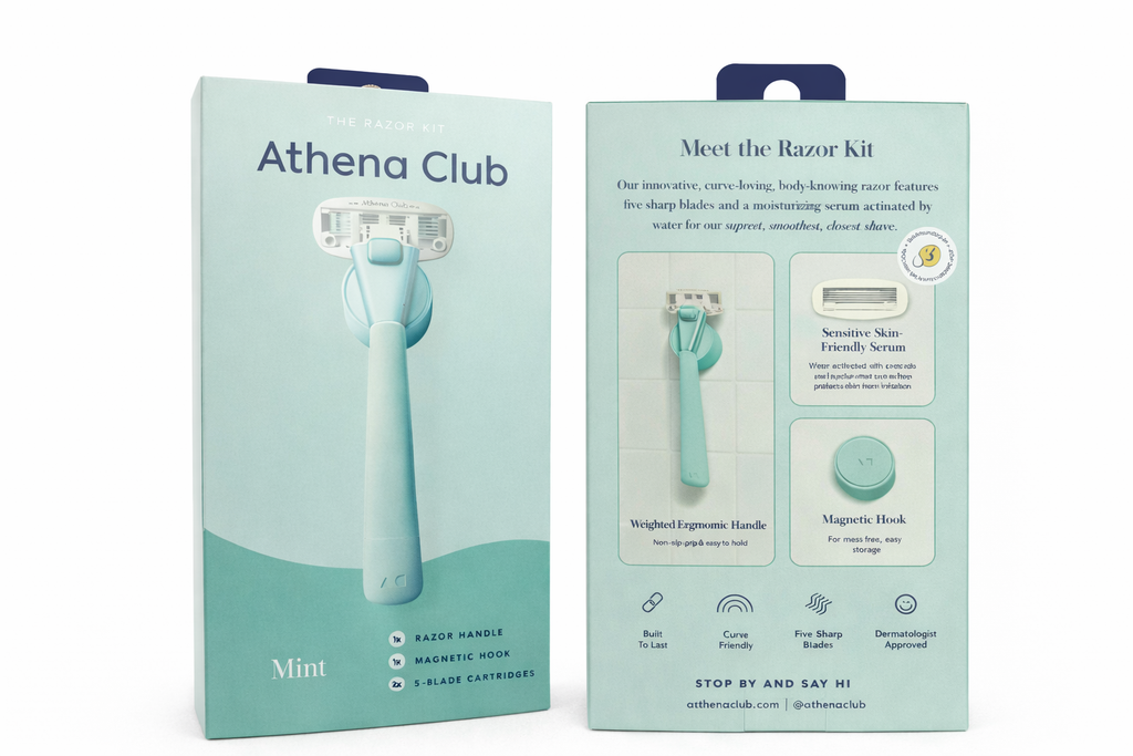 Athena Club - The Razor Kit & 5 Blades Mint