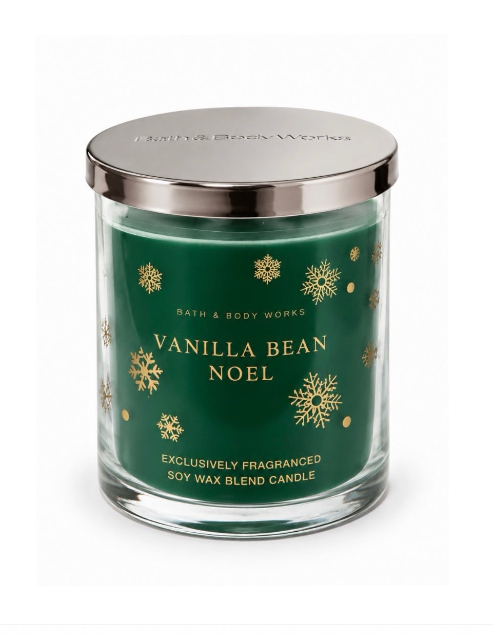 Bath & Body Works Vanilla Bean Noel Single Wick Candle