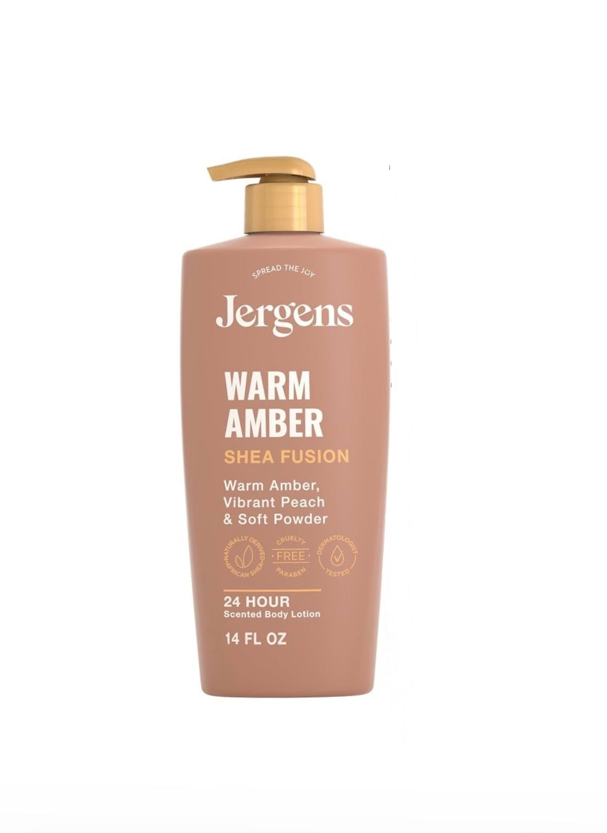 Jergens Shea Fusion Warm Amber Scented Body Lotion