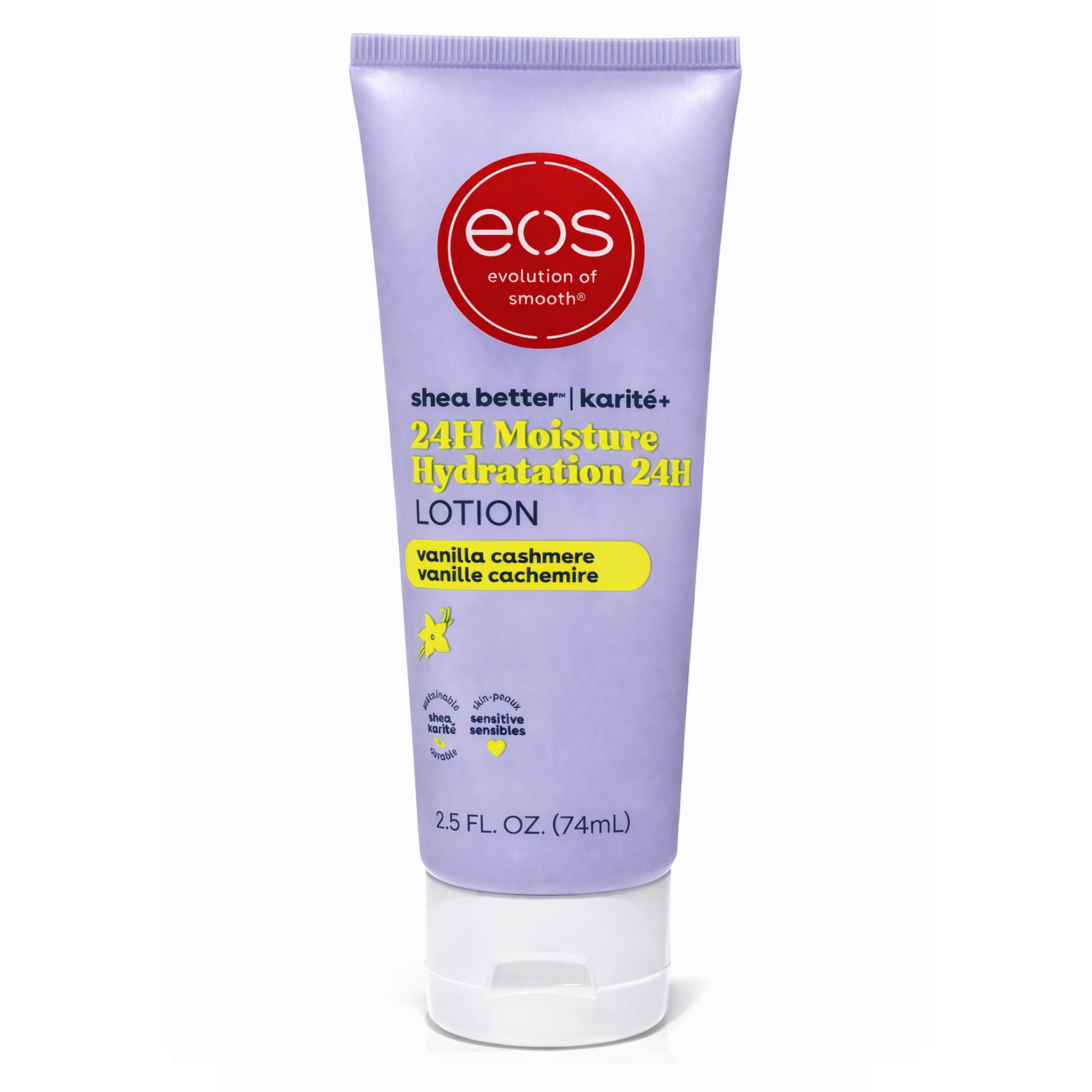 EOS Travel 24H Moisture Hydratation Lotion, Soft Girl Glow On The Go - Vanilla Cashmere