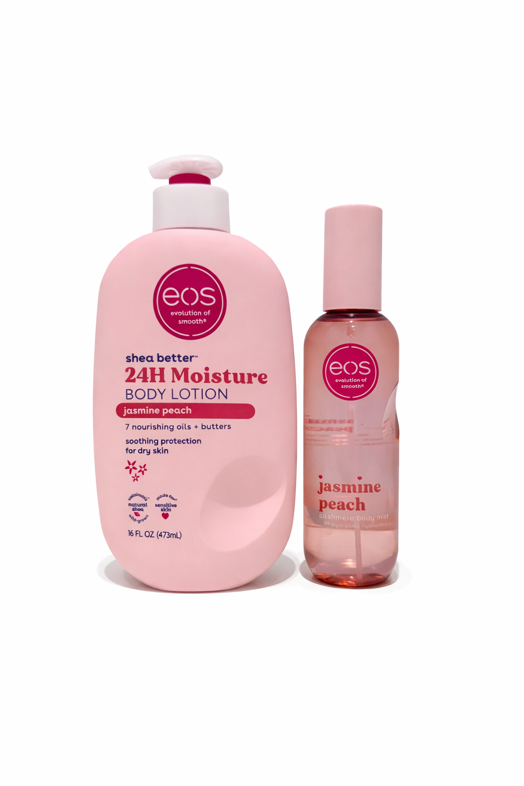 EOS Body Care Set - Lotion & Mist - Jasmine Peach