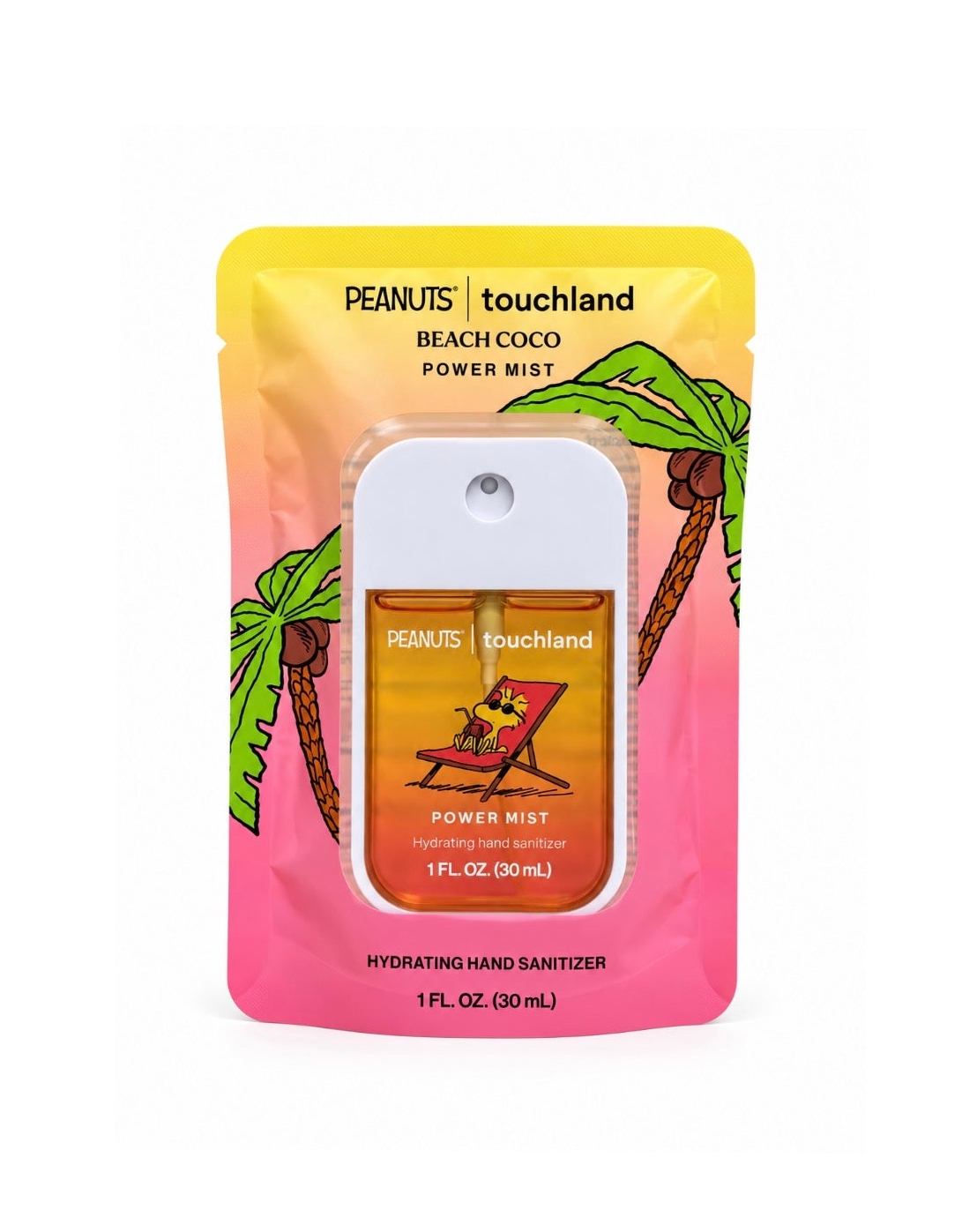 Touchland Hand Power Mist, Limited Edition - Peanuts Beach Coco 30mL