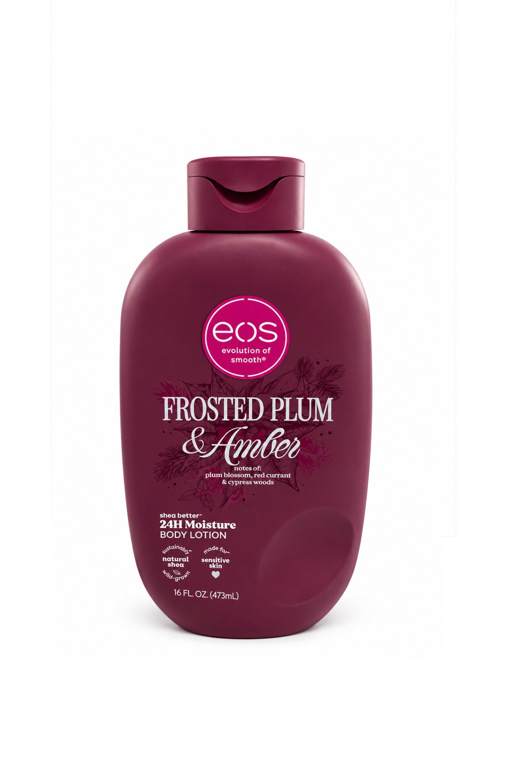 IMPERFECT - EOS Limited Edition Frosted Plum & Amber(1) Shea Better 24H Moisture Body Lotion 473mL