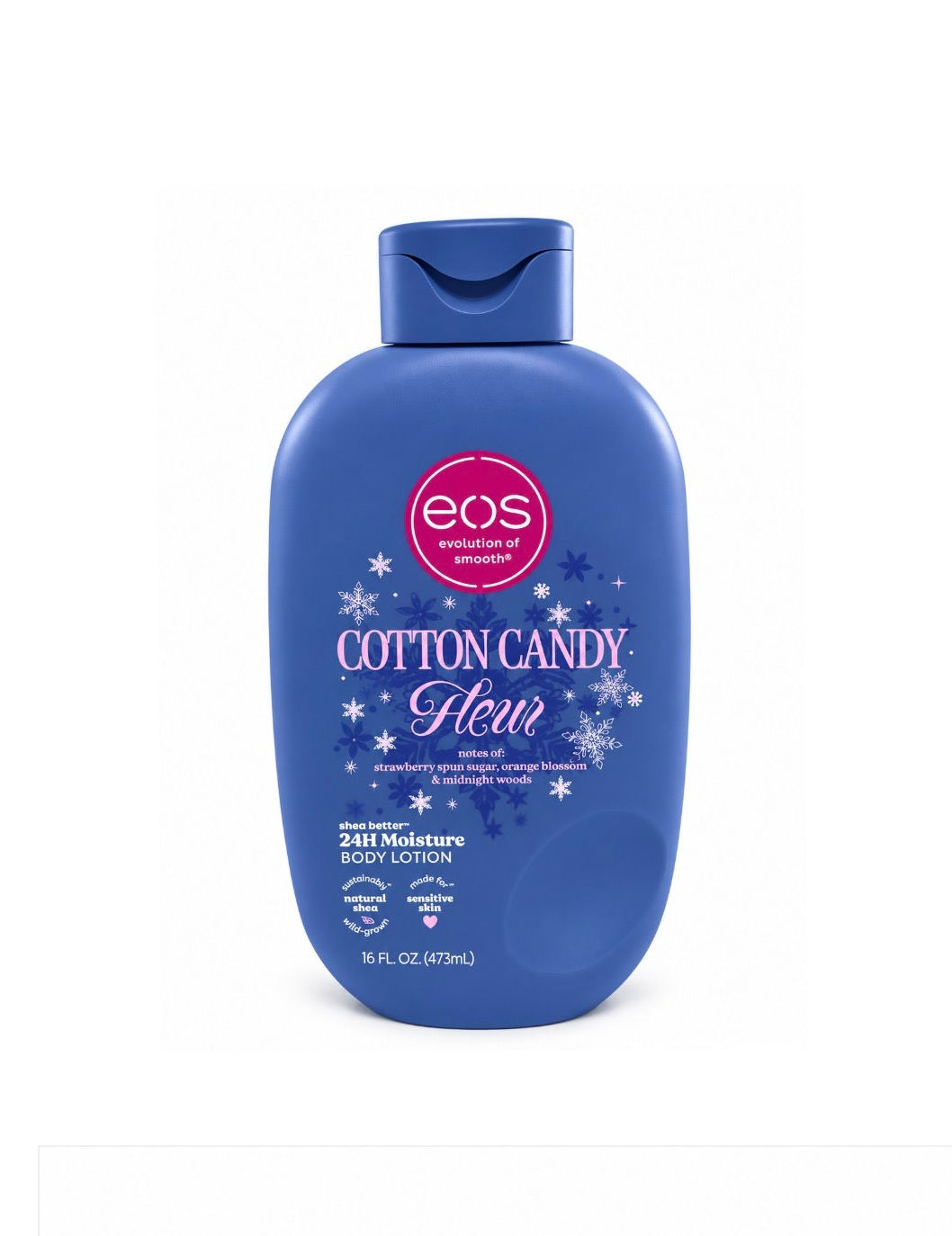IMPERFECT - EOS Limited Edition Cotton Candy(1) Shea Better 24H Moisture Body Lotion 473mL
