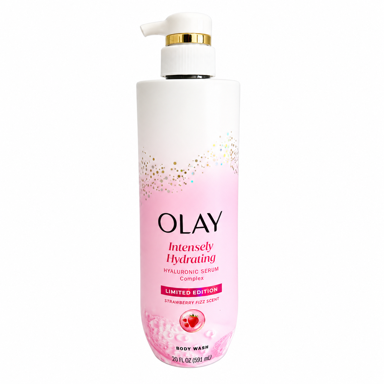 Olay Intensely Hydrating Body Wash – Strawberry Fizz Scent Limited Edition