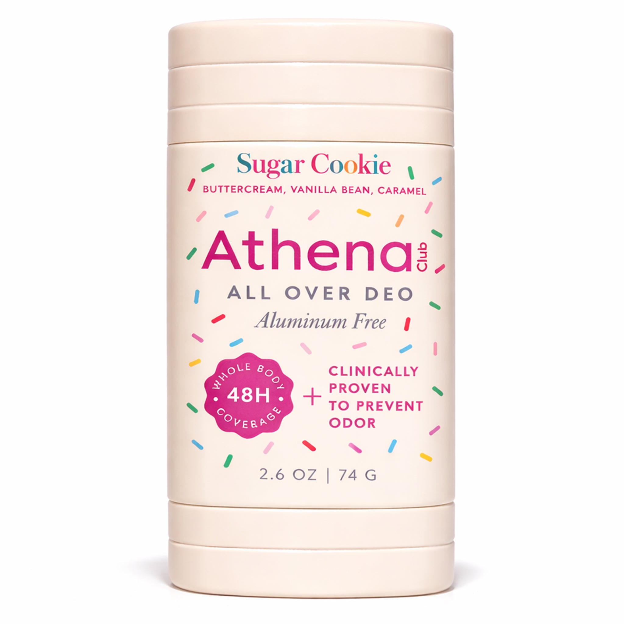 Athena Club All Over Deodorant - Sugar Cookie