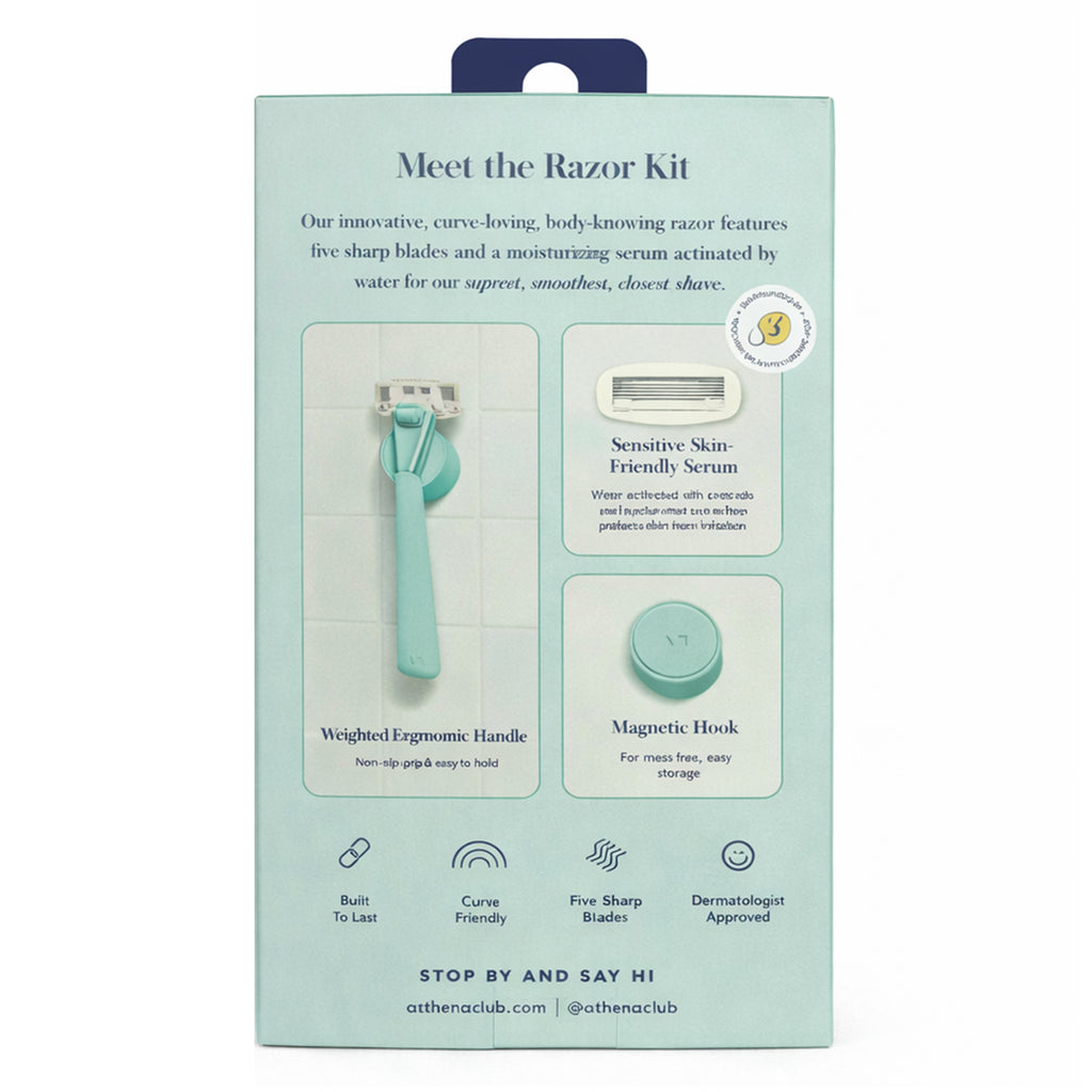 Athena Club - The Razor Kit & 5 Blades Mint