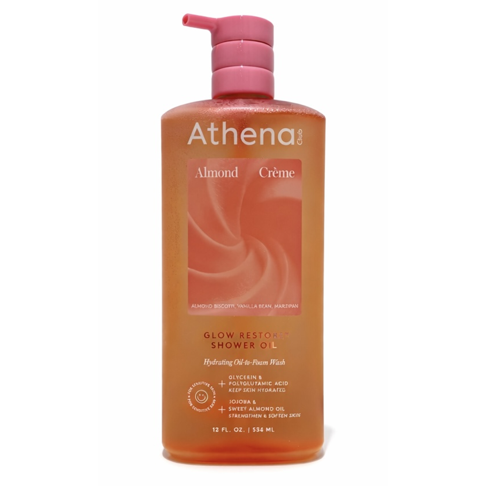 Athena Club Glow Restore Shower Oil - Almond Crème