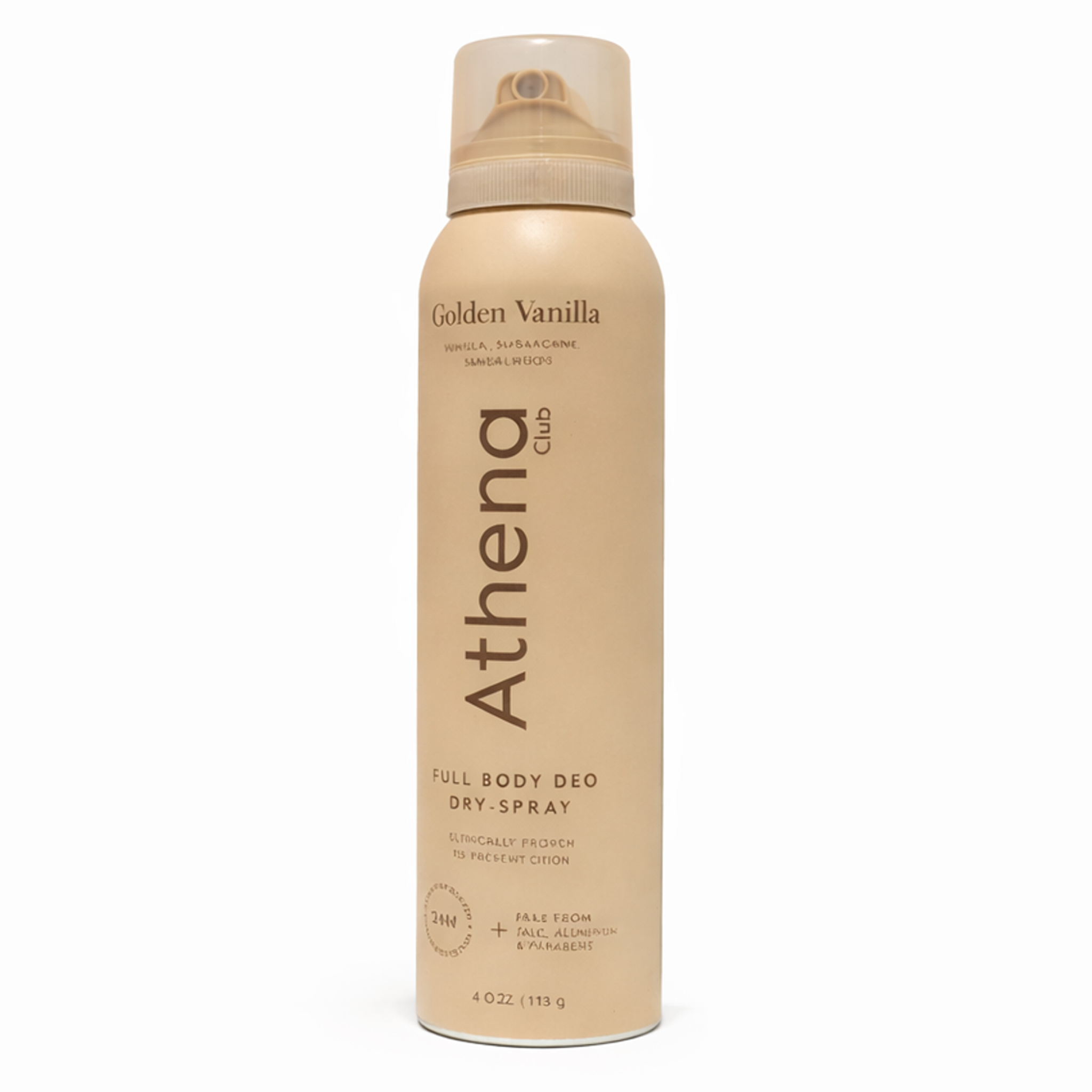 Athena Club Full Body Deodorant Dry Spray - Golden Vanilla