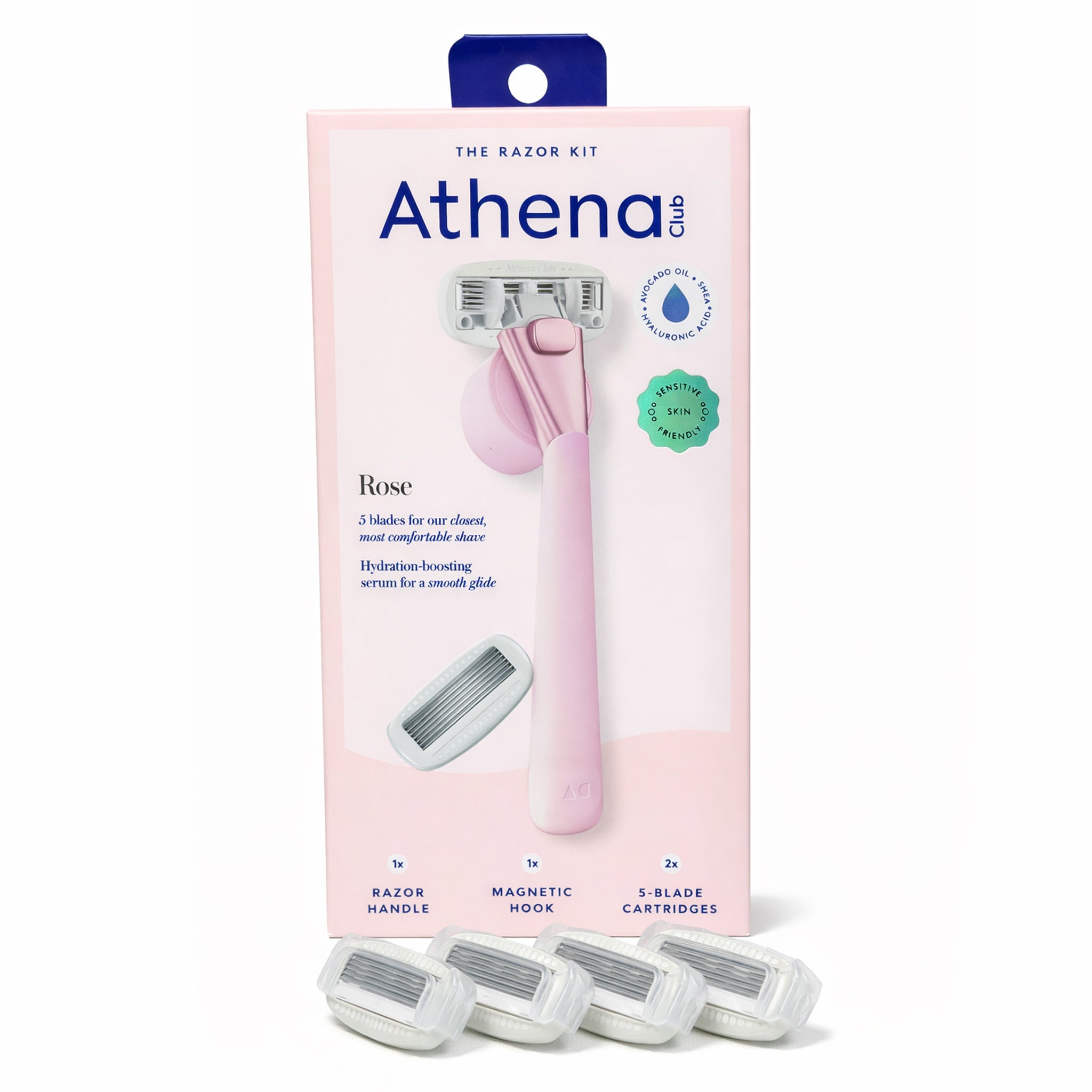Athena Club - The Razor Kit & 5 Blades Rose