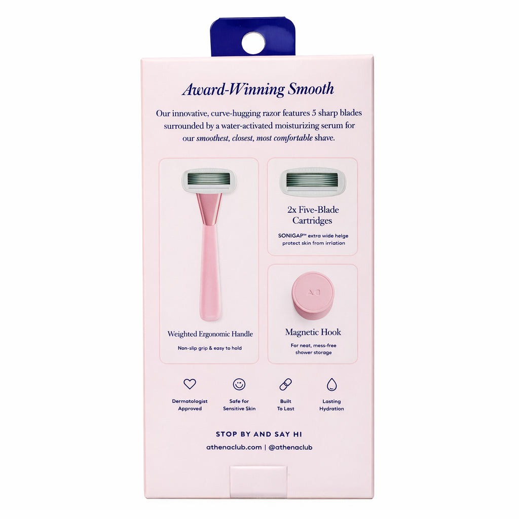 Athena Club - The Razor Kit & 5 Blades Rose