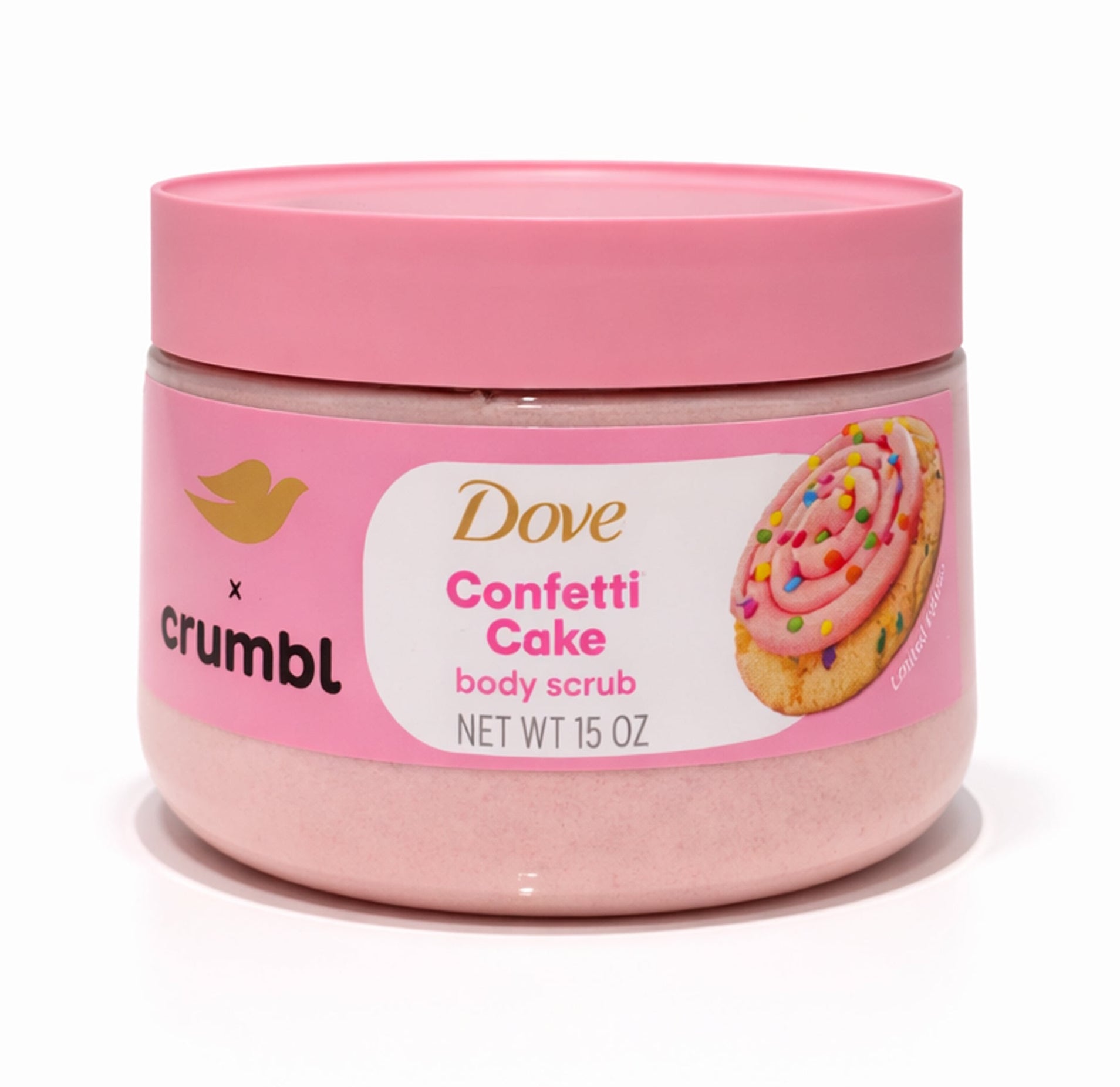 Dove x Crumbl Body Scrub, Limited Edition - Confetti Cake
