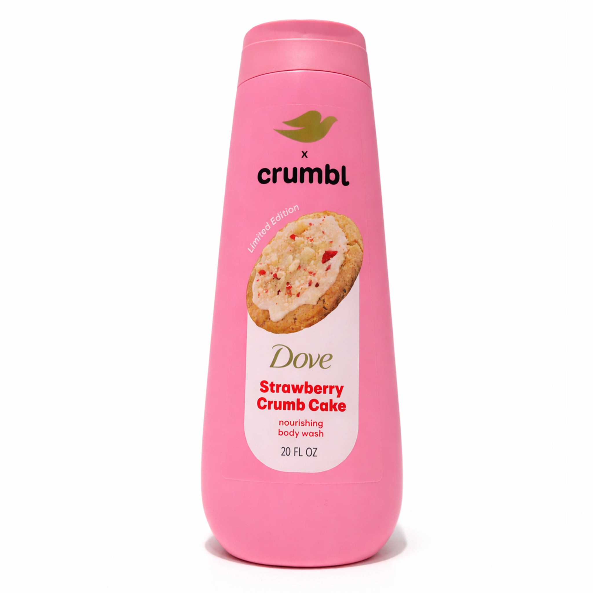 Dove x Crumbl Nourishing Body Wash, Limited Edition - Strawberry Crumb Cake