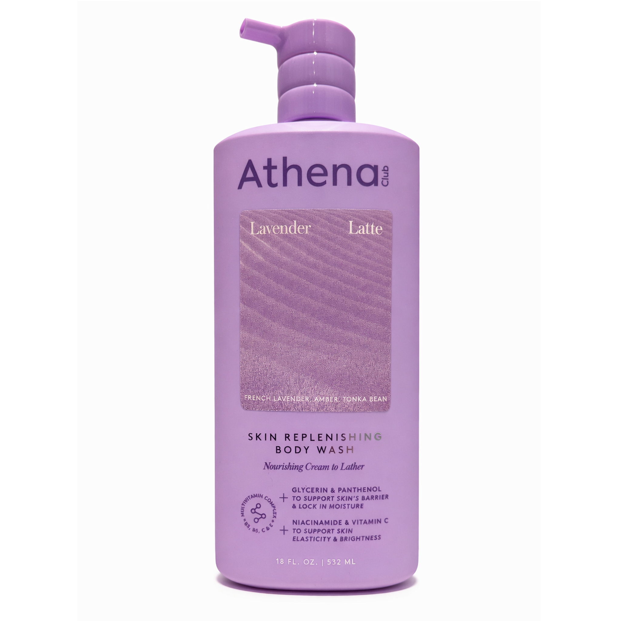 Athena Club Skin Replenishing Body Wash - Lavender Latte