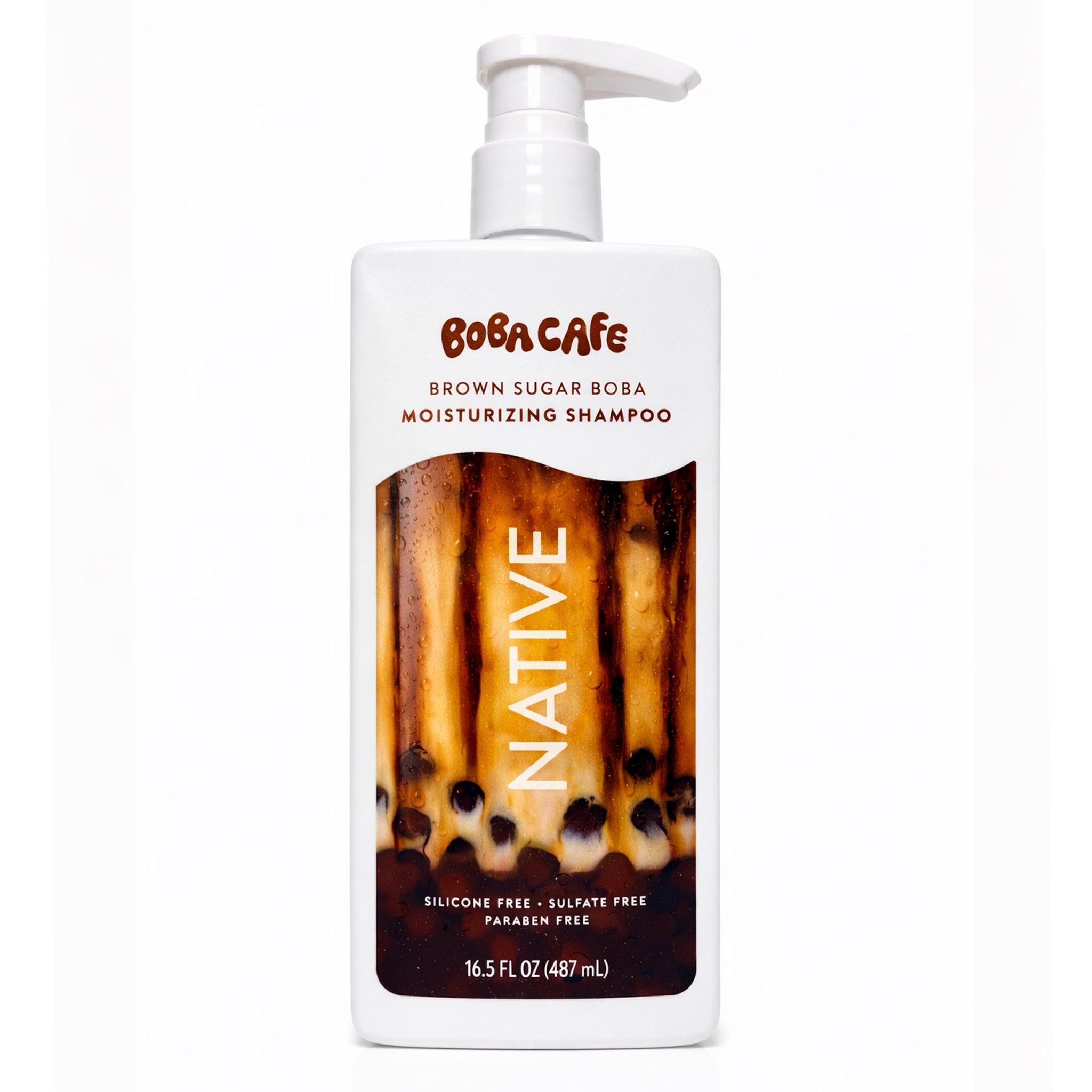 Native Moisturising Shampoo - Boba Cafe Brown Sugar Boba