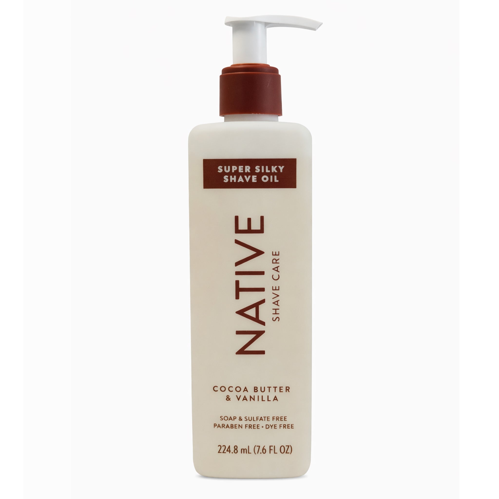 Native Super Silky Shave Oil - Cocoa Butter & Vanilla
