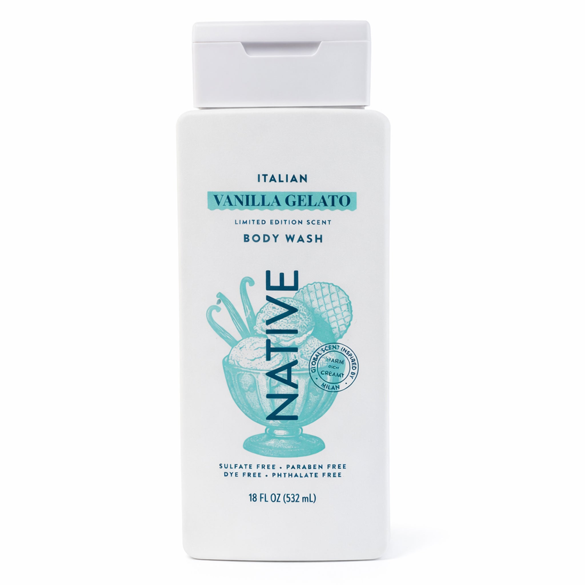 Native Italian Gelato Vanilla Limited Edition Scent - Body Wash