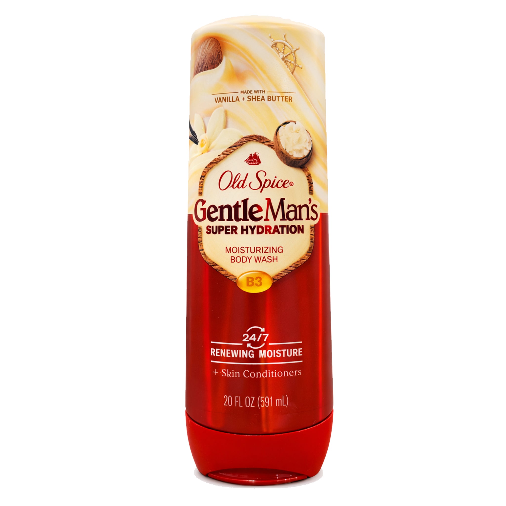 Old Spice Gentleman's Super Hydration, 591ml, Body Wash - Vanilla & Shea Butter