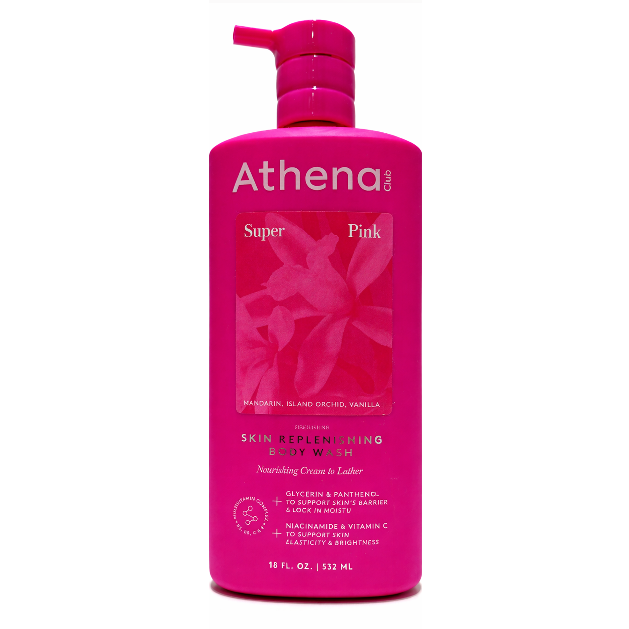 Athena Club Skin Replenishing Body Wash - Super Pink