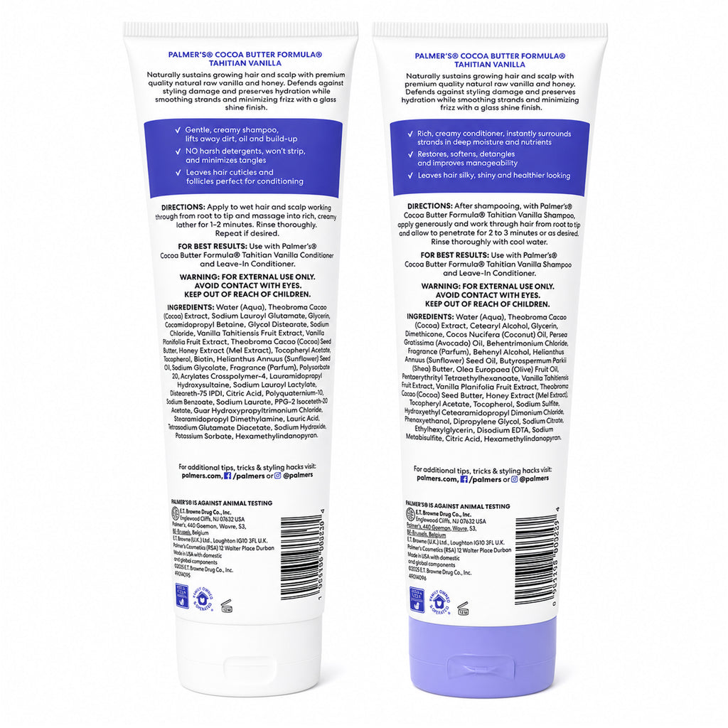 Palmer’s Cocoa Butter Formula Tahitian Vanilla Shampoo & Conditioner Bundle