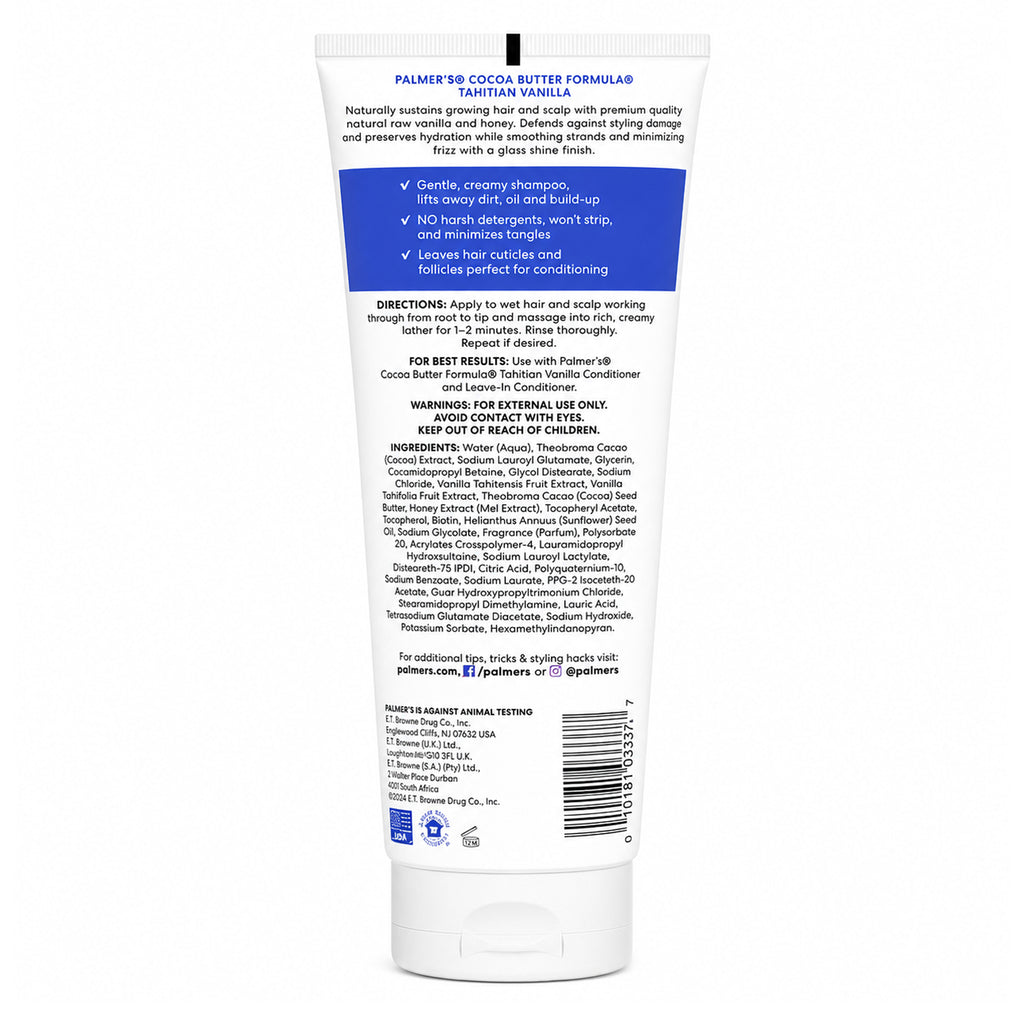 Palmer's Cocoa Butter Tahitian Vanilla Shampoo