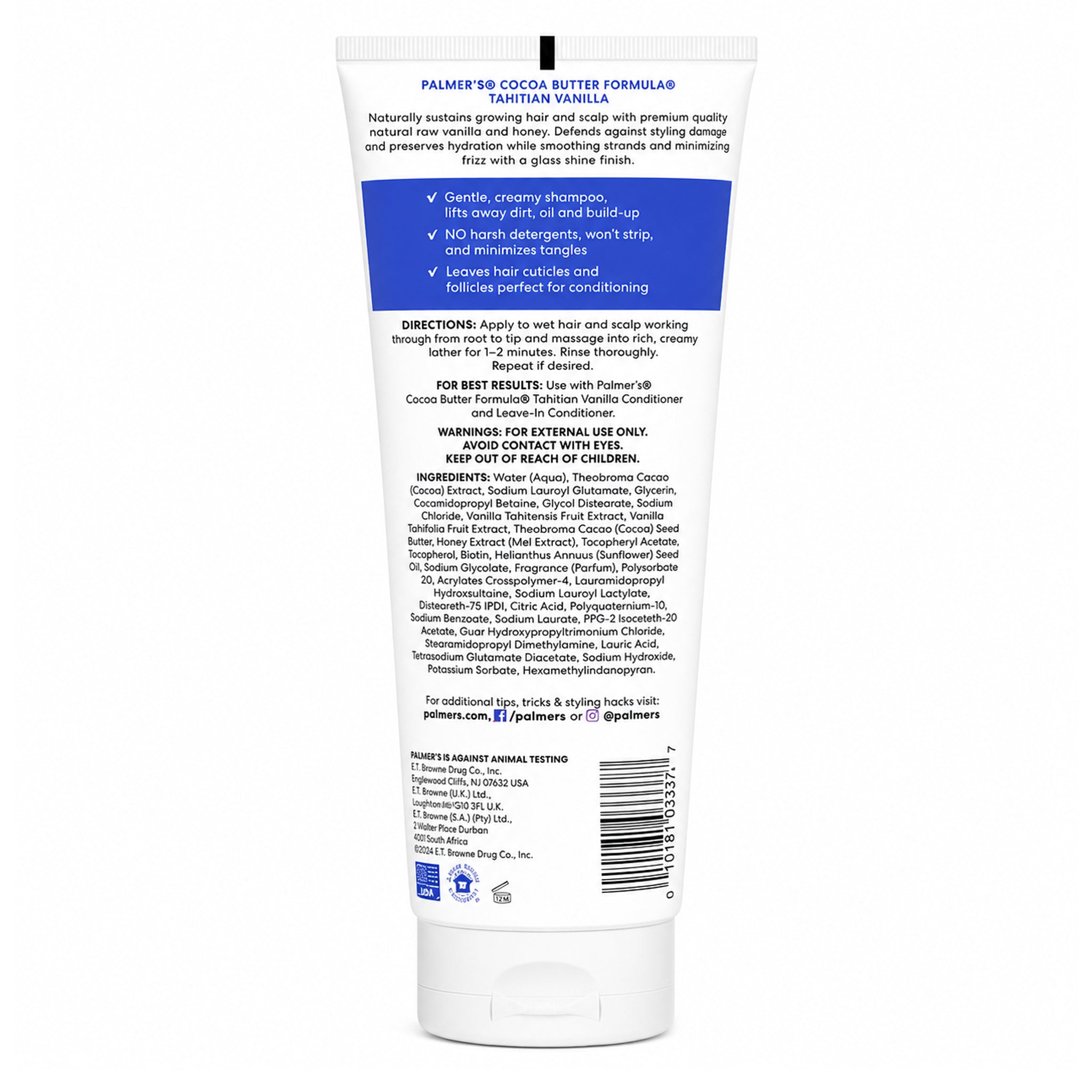 Palmer's Cocoa Butter Tahitian Vanilla Shampoo