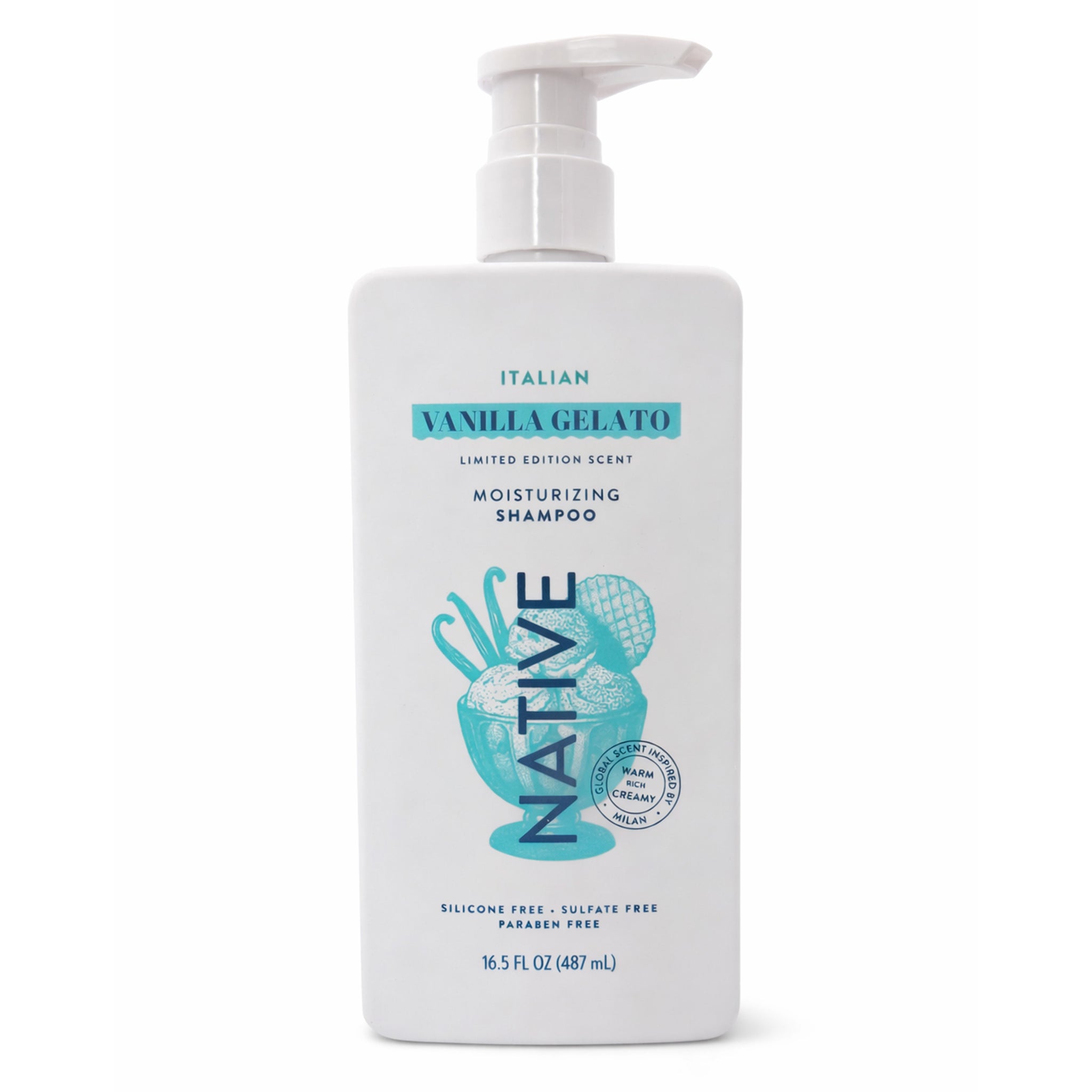 Native Italian Gelato Vanilla Limited Edition Scent - Moisturising Shampoo